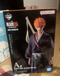 Bleach Ichiban Kuji 20th Anniversary PVC Figure featuring Ichigo, Aizen, and Grimmjow by Bandai