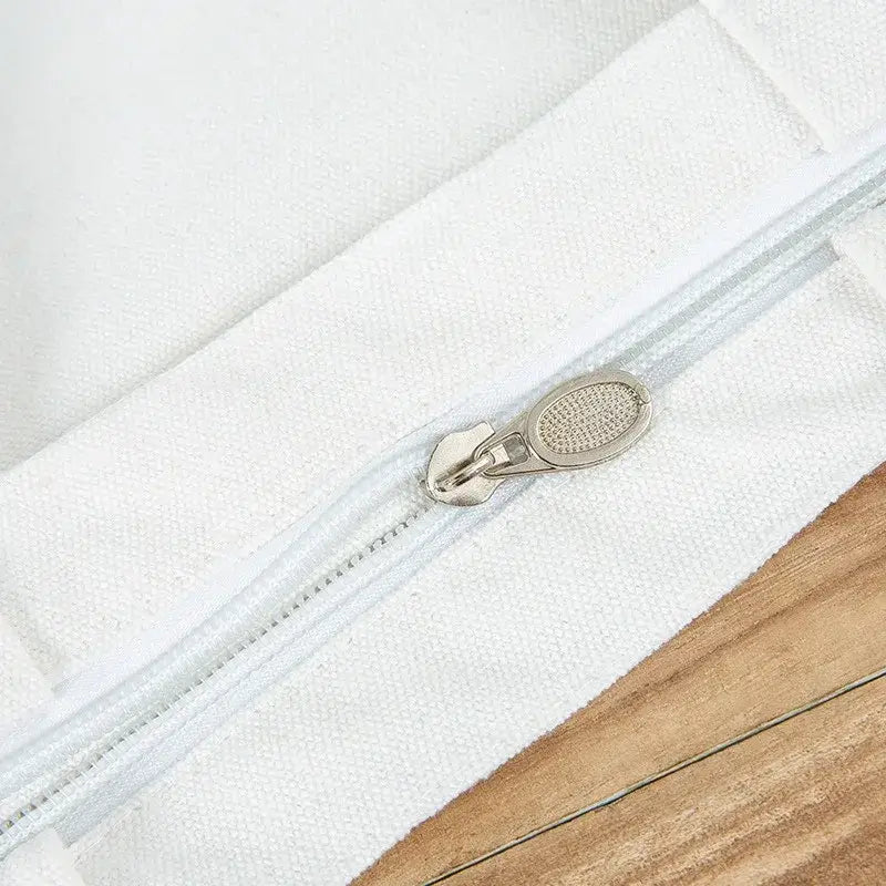 A durable Demon Slayer Canvas Bag featuring Kamado Nezuko and Tanjiro anime graphics, designed as a zipper tote for students and shoppers.