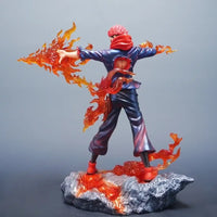 A highly detailed 30cm Ryomen Sukuna Figure made of premium PVC, showcasing the Jujutsu Kaisen King of Curses in a dynamic stance for desktop decoration.