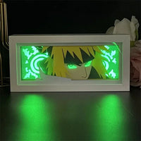 Naruto Uchiha Sasuke 3D Anime LED Light Box illuminated warm glow anime desk lamp decoration