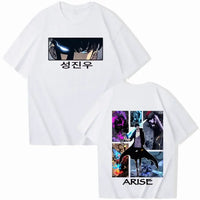 The hot 2025 Solo Leveling T-Shirts, a unisex Harajuku O-Neck short sleeve shirt, perfect as a fans gift.
