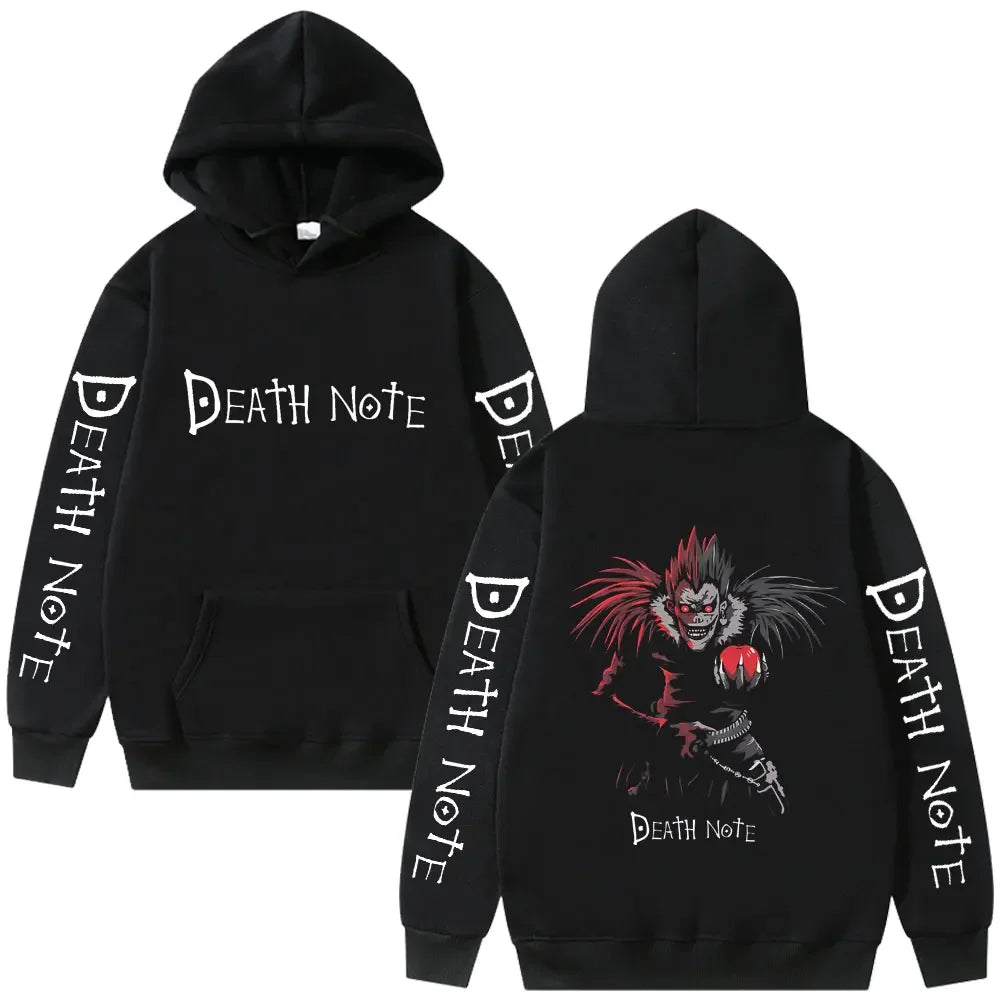 Death Note Ryuk Vintage Oversized Hoodie | Fleece Streetwear