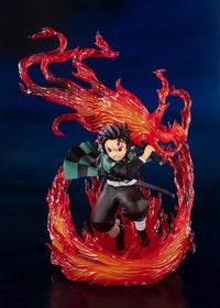 Tanjiro Hinokami Kagura Anime Figure 21CM Demon Slayer statue desktop decoration ornament gift