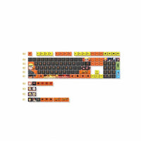 Naruto Uzumaki Translucent Mechanical Keyboard Keycap Bandai PBT PC gradient OEM holiday gift