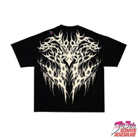 Oversized Cotton Tee Skull Print Unisex Streetwear Gym Top