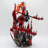 A detailed 32cm Bleach Anime Figure GK model featuring Kurosaki Ichigo in battle pose, available with Ulquiorra Cifer and Toshiro Hitsugaya variants.