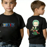 One Piece Kids T-Shirt Luffy Zoro Nami Chopper size chart boys girls Infinite Visibility anime store birthday gift