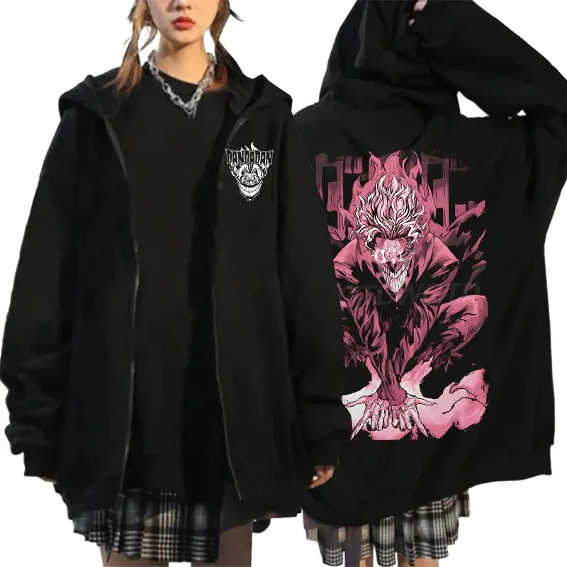 Dandadan Ken Takakura Hoodie | Okarun Anime Zip Up – Infinite