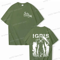 A high-quality 100% cotton Solo Leveling T-shirt for men with a cool Sung Jin-woo short sleeve tee design.