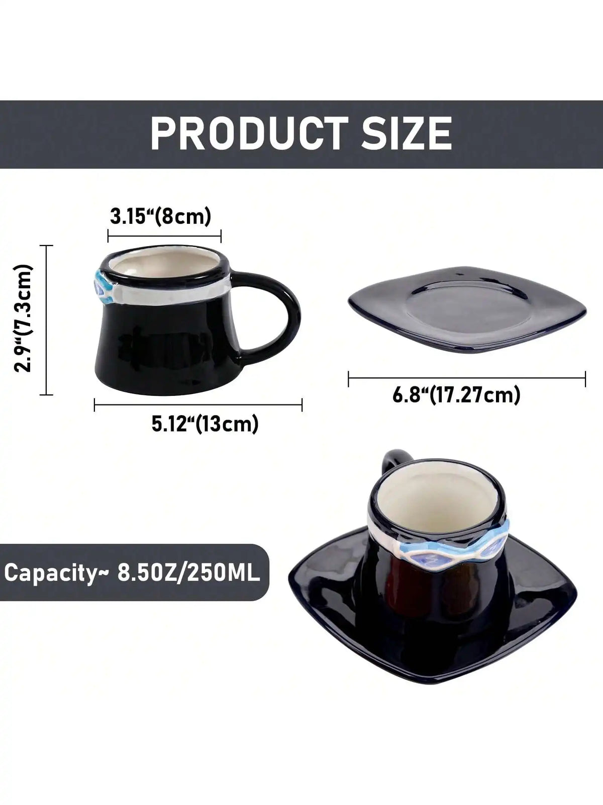 Luffy Ace Sabo Chopper Mug One Piece Ceramic in use on desk anime home decor coffee tea gift display
