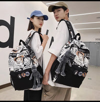 One Piece Luffy Anime Backpack school laptop travel bag men women bold print gift