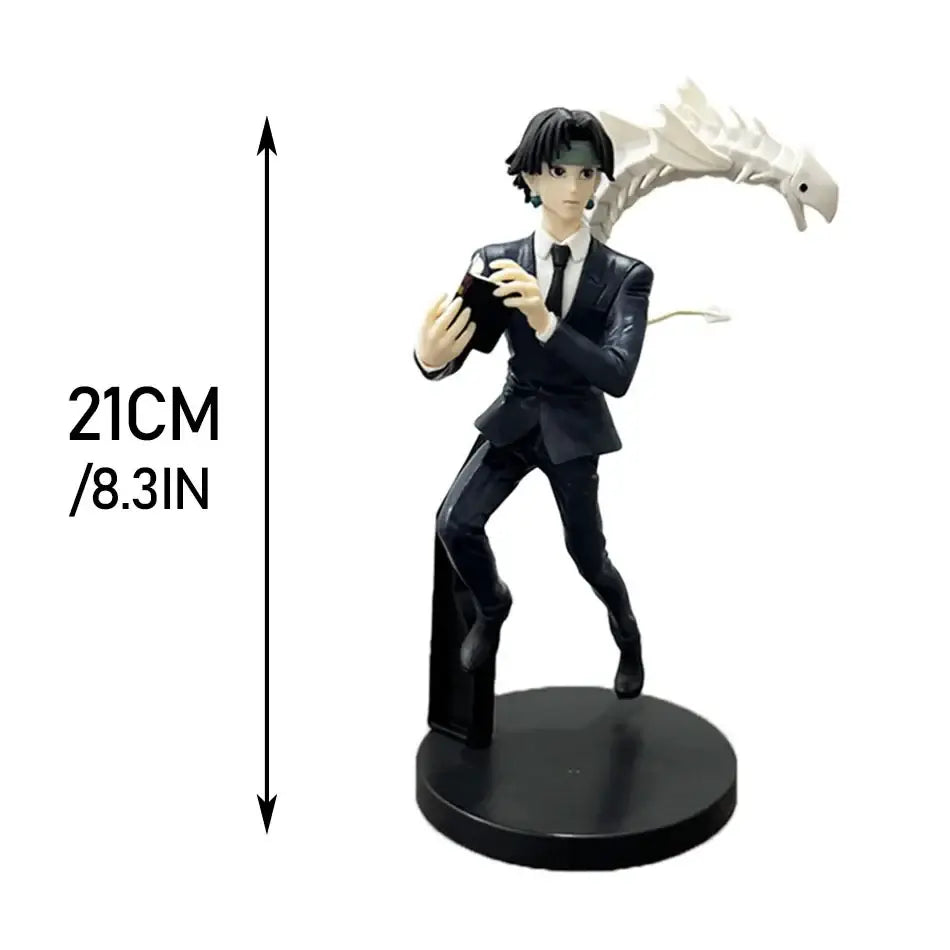 High-quality Hunter x Hunter Anime Figures featuring Gon Freecss, Killua Zoldyck, and Kurapika in dynamic action poses for adult room decor.