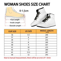 Pair of trendy Naruto High Top Sneakers made of durable PU leather, featuring anime cartoon designs for casual street sports and basketball.