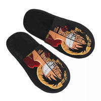 One Piece Luffy Memory Foam House Slippers cozy winter cotton non-skid bedroom slides anime gift