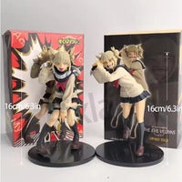 A highly detailed 15cm Toga Himiko Figurine made of premium PVC, standing in a dynamic My Hero Academia anime pose.