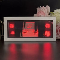 Naruto Uchiha Sasuke 3D Anime LED Light Box illuminated warm glow anime desk lamp decoration