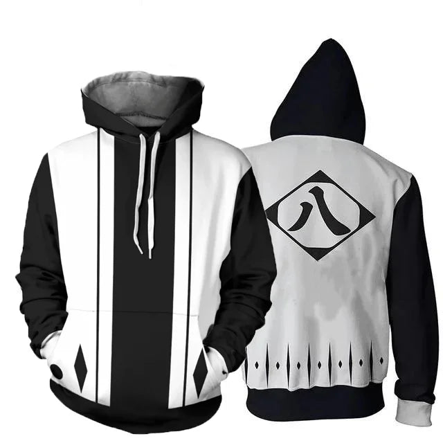 Bleach Anime 3D Print Cosplay Hoodie Harajuku Y2K tracksuit pullover long sleeve men women