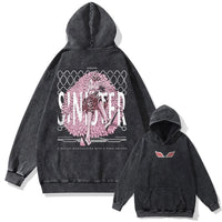 One Piece Vintage Washed Oversized Hoodie | Cotton Streetwear