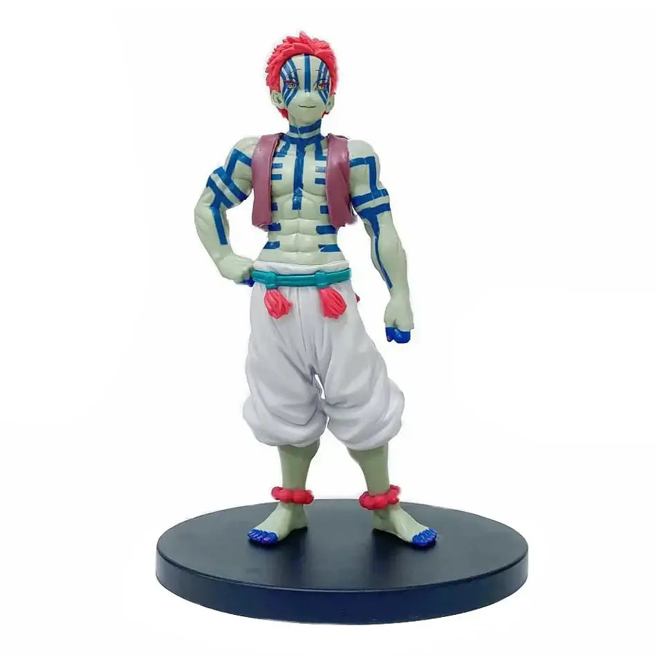 A highly detailed 16cm Demon Slayer Anime Figure made of premium PVC, showcasing Kamado Tanjiro in a dynamic warrior action pose for desktop decoration.