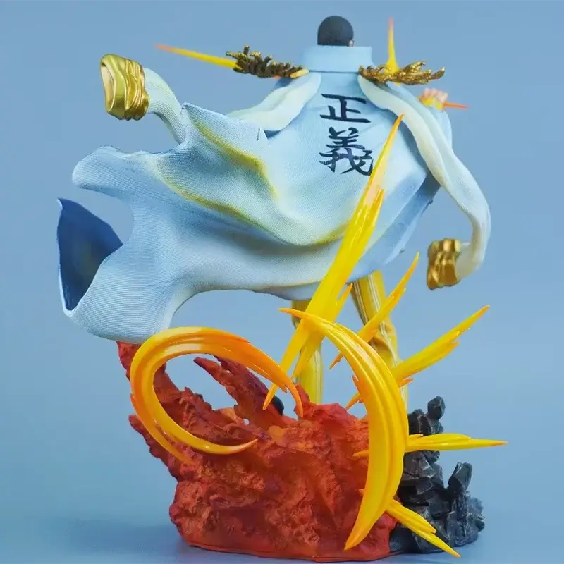 One Piece Kizaru Borsalino PVC Action Figure side profile Admiral action pose Bandai