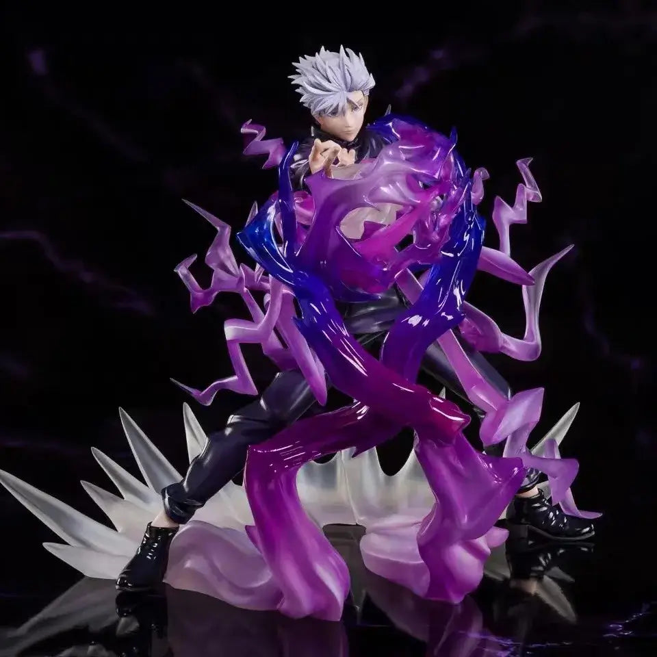 High-quality Jujutsu Kaisen Figures PVC model statues featuring Satoru Gojo, Itadori Yuji, and Ryomen Sukuna for desktop decoration.