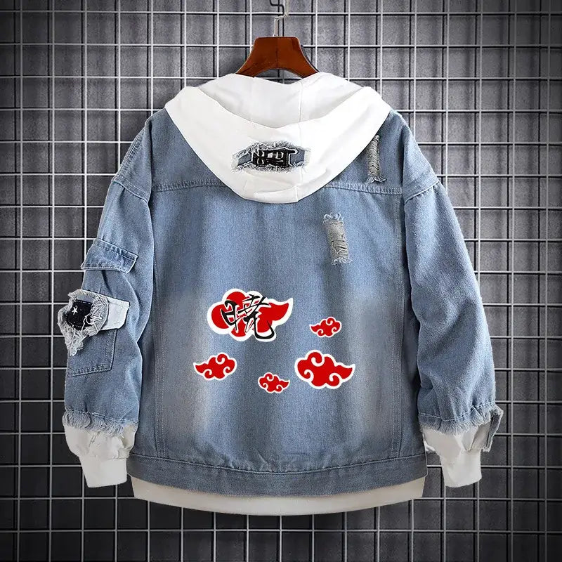 Naruto Akatsuki Itachi Harajuku Pullover Hoodie Bandai flannel streetwear S-5XL autumn winter