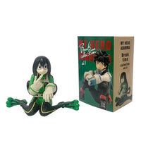 A highly detailed 18cm My Hero Academia Anime Figure made of PVC, featuring action poses of All Might, Deku, and Bakugo for collectors.