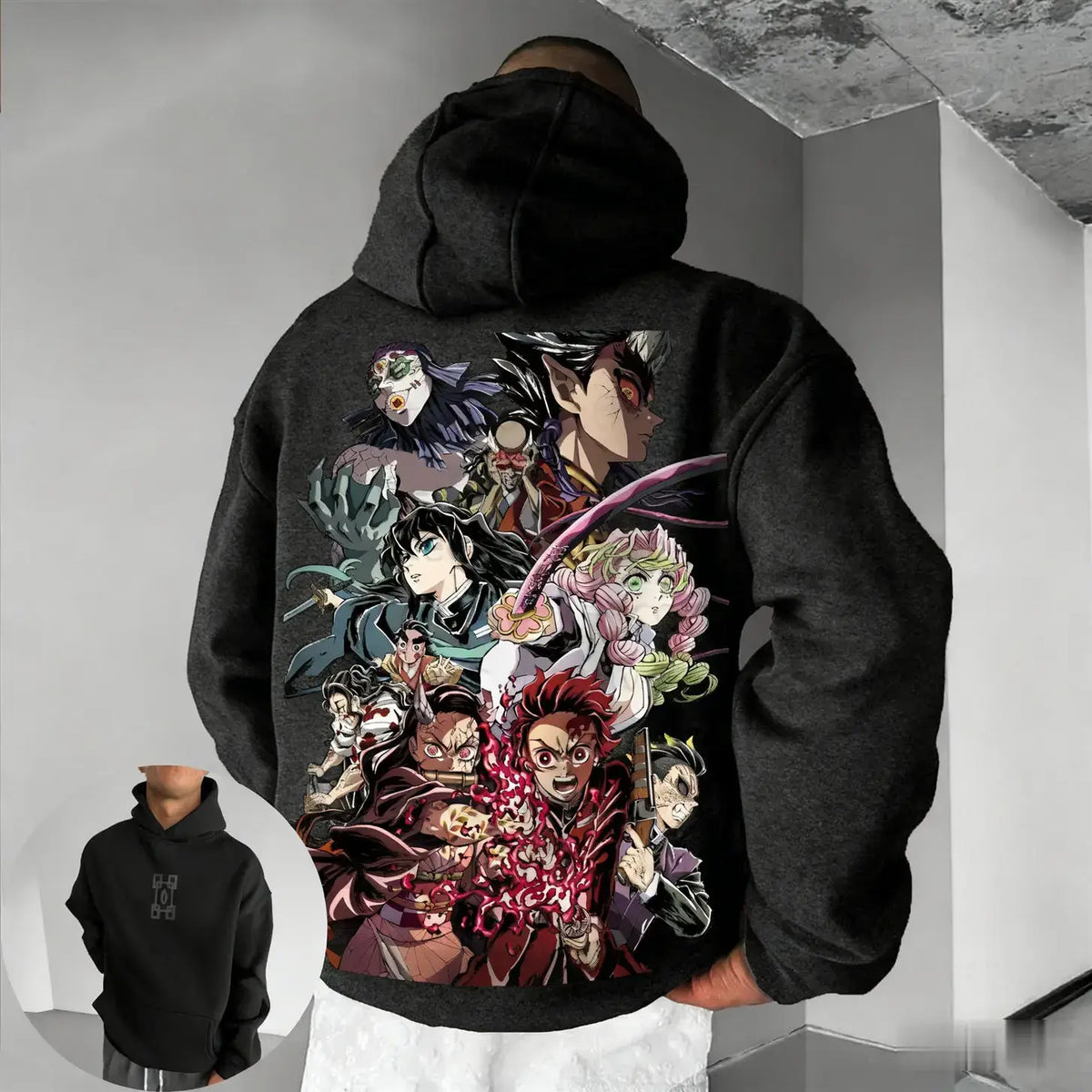 Muichiro Tokito Hoodie | Mist Hashira Fleece – Infinite Visibility