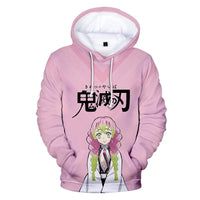 A trendy 3D Anime Hoodie featuring a funny graphic print, designed as an oversized hip-hop pullover for men and women.