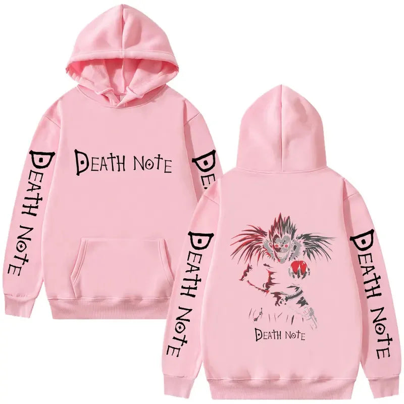 Death Note Ryuk Vintage Oversized Hoodie | Fleece Streetwear