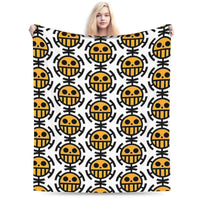 Stay warm with this One Piece Luffy Blanket! 🏴‍☠️ Premium knitted fleece throw for beds and sofas. Soft anime home decor. Shop the trend now!