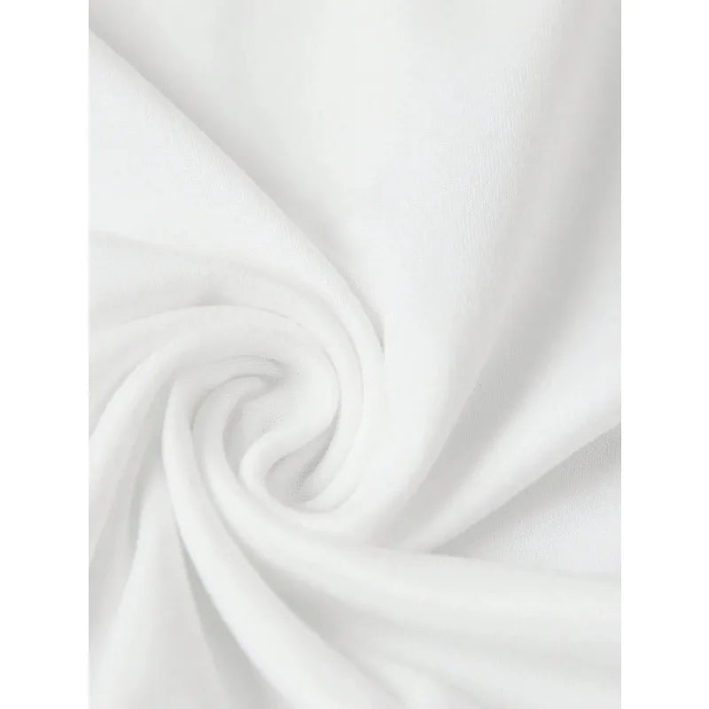 A loose-fit Nezuko Kamado T-shirt featuring a cute Demon Slayer graphic, designed as a parent-child matching outfit for summer.