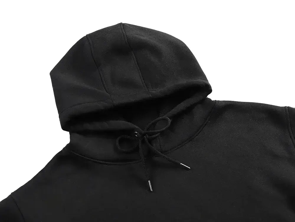 Demon Slayer Parent-Child Cotton Hoodie featuring an anime character design on the back in an oversized fit.
