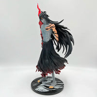 A detailed 32cm Bleach Anime Figure GK model featuring Kurosaki Ichigo in battle pose, available with Ulquiorra Cifer and Toshiro Hitsugaya variants.