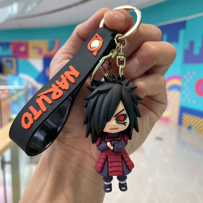 Naruto Kakashi Anime Character Keychain cartoon pendant bag car key decoration fan gift
