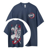 Demon Slayer Kimetsu no Yaiba Anime T-Shirt cotton unisex round neck summer breathable street tee