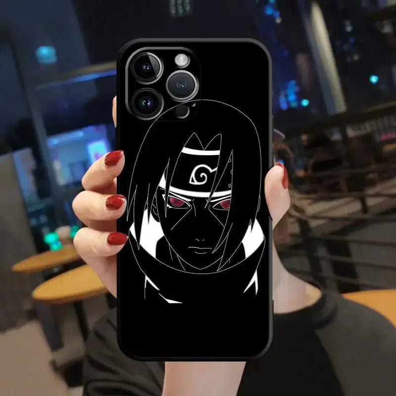 A protective Naruto iPhone Case featuring dynamic anime art, compatible with Apple iPhone 15, 14, 13, 12, 11 and Pro Max models.