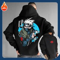 Naruto Sasuke Pure Cotton Anime Loose Hoodie Bandai 2026 unisex autumn winter fashion sweater