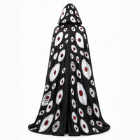Yhwach BLEACH TYBW Cosplay Cloak featuring a unique design with a hood and eye patterns, perfect for cosplay events.