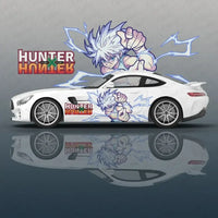 Killua Zoldyck Anime Vinyl Car Decal Side Graphic flower UV fade-resistant universal SUV vehicle