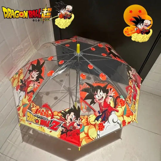 Dragon Ball Goku Folding Transparent Umbrella anime fashion portable accessory men women