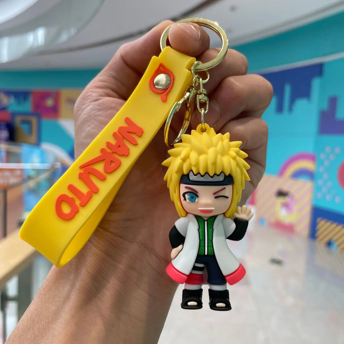 Naruto Kakashi Anime Character Keychain cartoon pendant bag car key decoration fan gift
