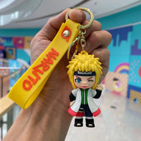 Naruto Kakashi Anime Character Keychain cartoon pendant bag car key decoration fan gift