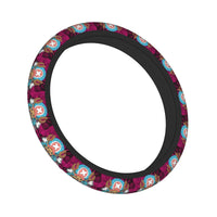 One Piece Luffy Anime Steering Wheel Cover soft elastic 37-38cm car decoration accessory
