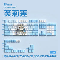 Miyu 129-Key OEM PBT Translucent Keycaps side-engraved 5-side thermal sublimation custom mechanical keyboard