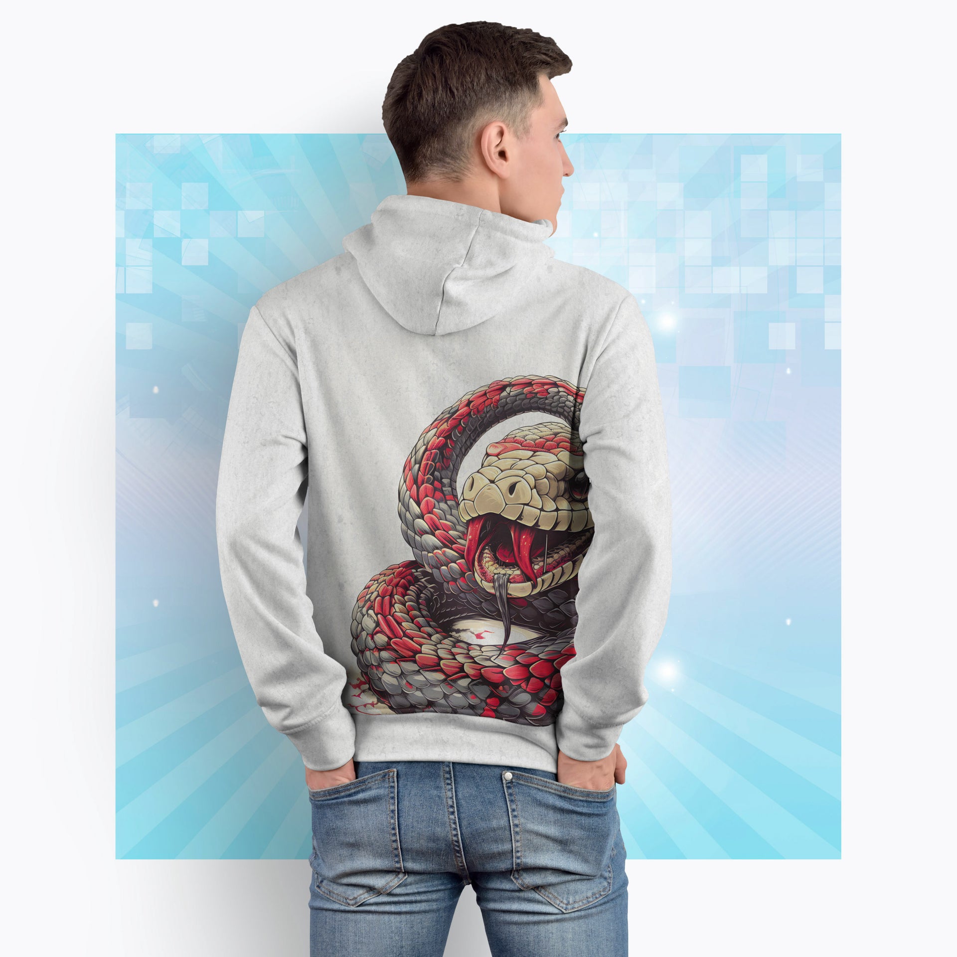 Serpent's Kiss Hoodie - Unleash Your Wild Side