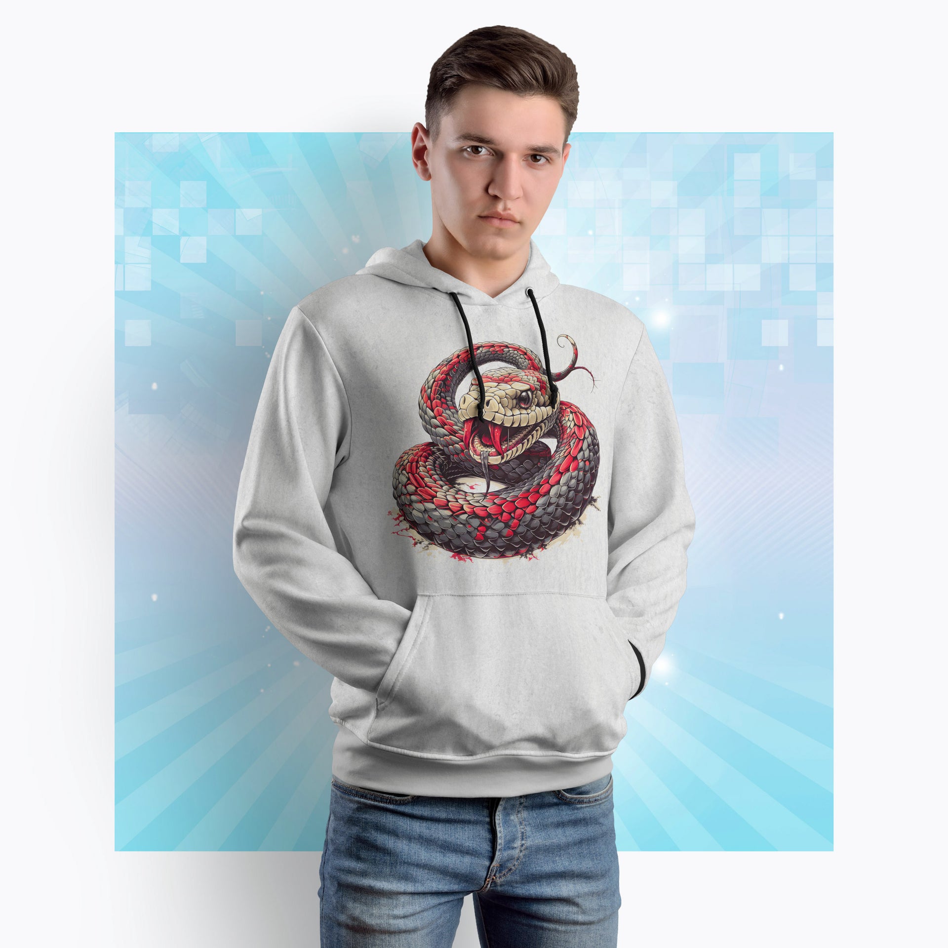 Serpent's Kiss Hoodie - Unleash Your Wild Side
