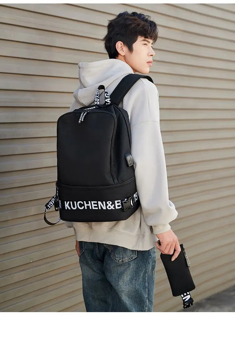 One Piece Anime Polyester School Travel Backpack featuring vibrant artwork and stylish design for teens.