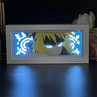 Naruto Uchiha Sasuke 3D Anime LED Light Box illuminated warm glow anime desk lamp decoration