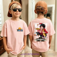 One Piece kids t-shirt Luffy size chart children's cotton anime top Infinite Visibility